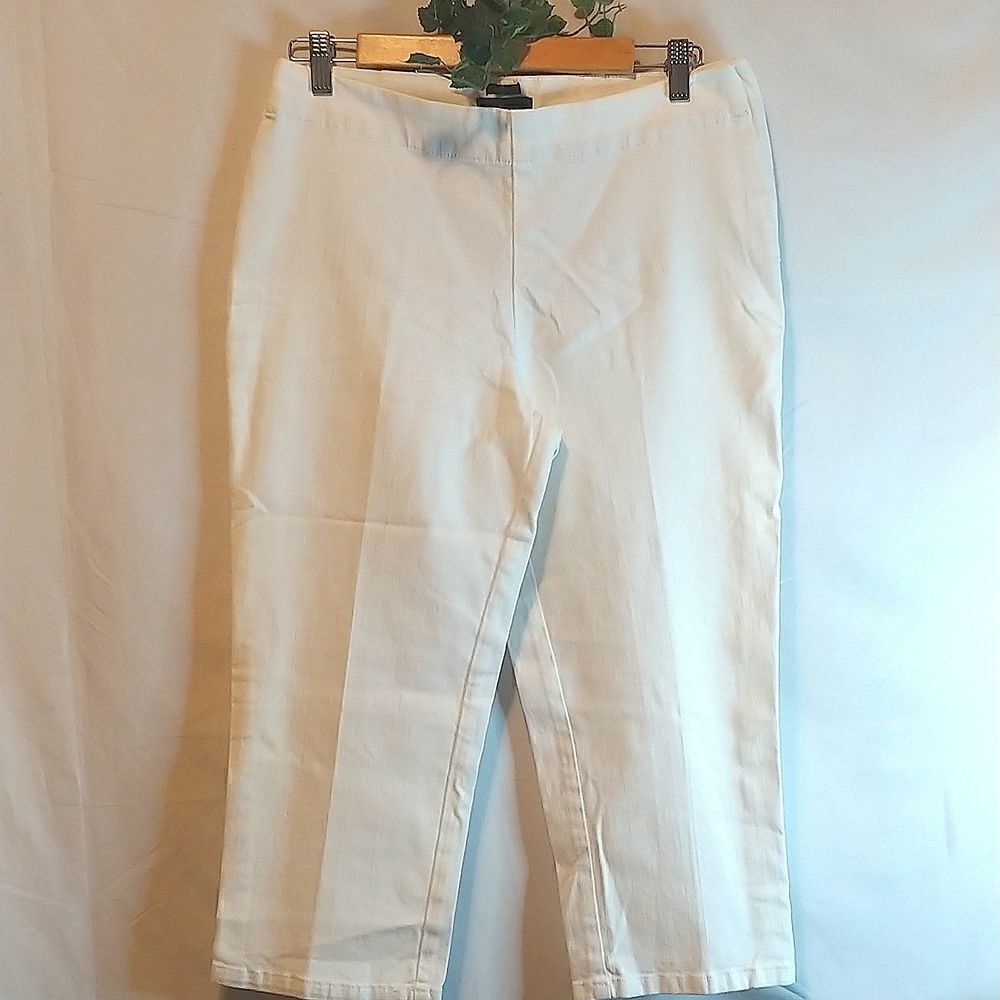 Talbots. Heritage Capri. Side zipper and button closure. Size 10P. NWOT.